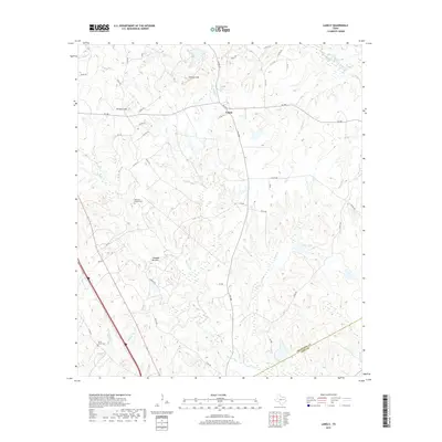 2019 Map of Lanely, 2019 Print