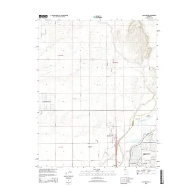 2015 Map of Lanes Bridge, 2015 Print