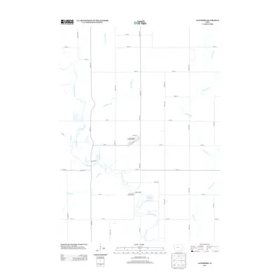 2013 Map of Lanesboro, 2013 Print