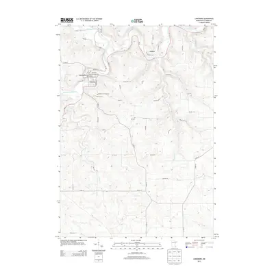 2013 Map of Lanesboro, 2013 Print