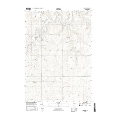2016 Map of Lanesboro, 2016 Print