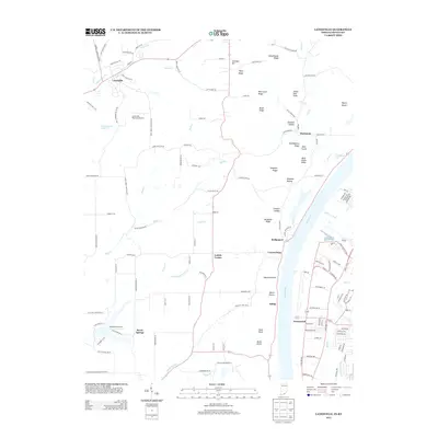 2013 Map of Lanesville, 2013 Print