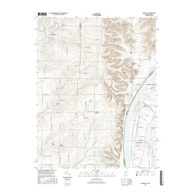 2016 Map of Lanesville, 2016 Print