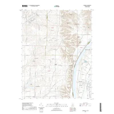 2019 Map of Lanesville, 2019 Print