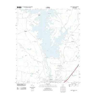 2011 Map of Lanett North, 2011 Print
