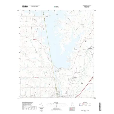 2018 Map of Lanett North, 2018 Print