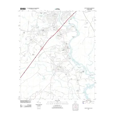 2011 Map of Lanett South, 2011 Print