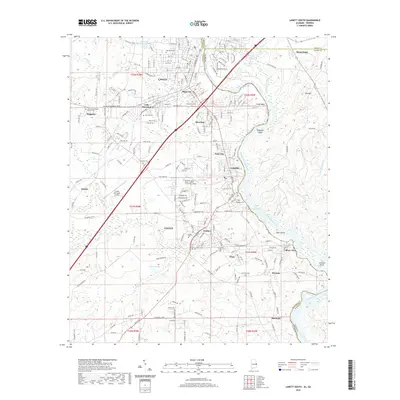 2020 Map of Lanett South, 2020 Print