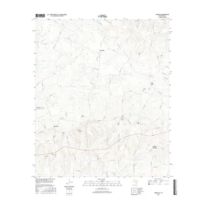 2016 Map of Laneville, 2016 Print