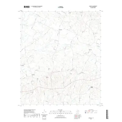 2019 Map of Laneville, 2019 Print