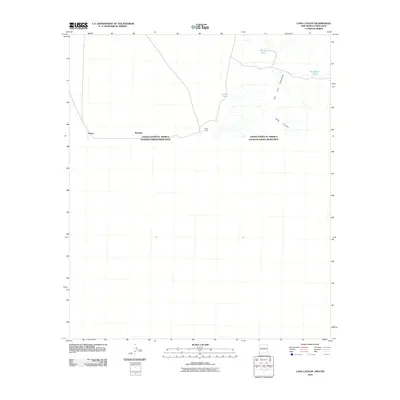 2010 Map of Lang Canyon, 2010 Print