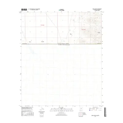 2017 Map of Lang Canyon, 2017 Print