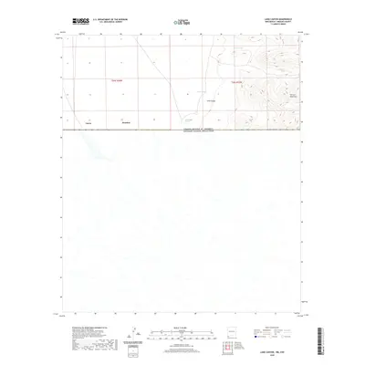 2020 Map of Lang Canyon, 2020 Print