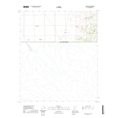 2023 Map of Lang Canyon, 2023 Print