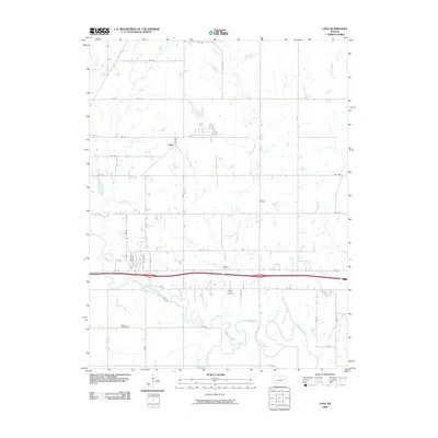 2009 Map of Lang, 2009 Print
