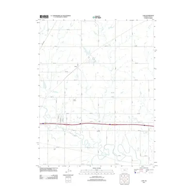 2012 Map of Lang, 2012 Print
