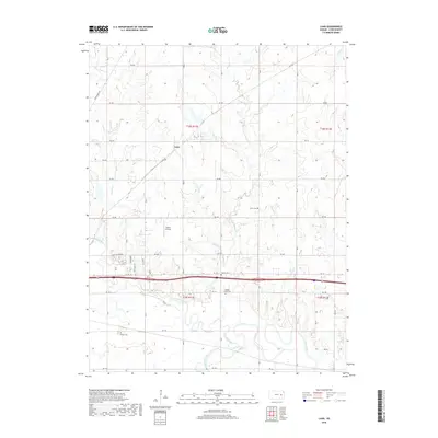 2018 Map of Lang, 2018 Print