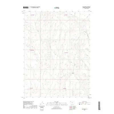 2019 Map of Lang Spring, 2019 Print
