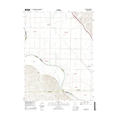 2014 Map of Langdon, 2014 Print