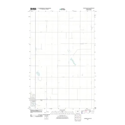 2011 Map of Langdon East, 2011 Print