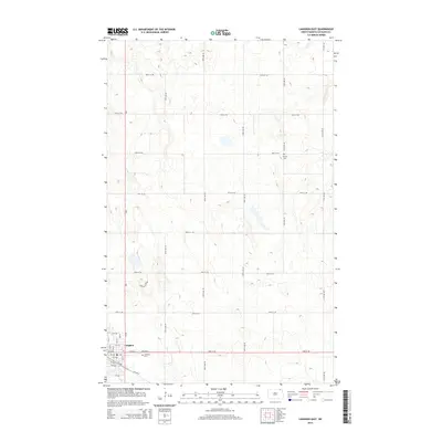 2014 Map of Langdon East, 2014 Print