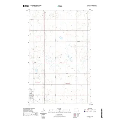 2020 Map of Langdon East, 2020 Print