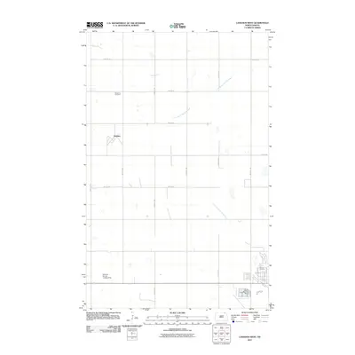 2011 Map of Langdon West, 2011 Print