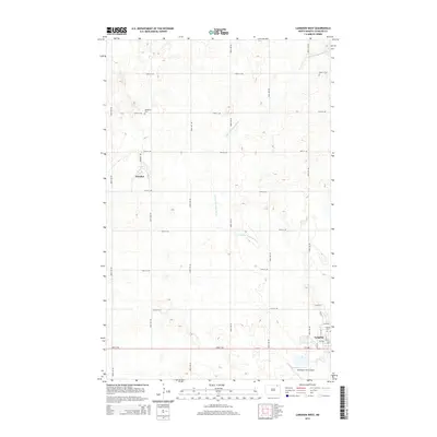 2014 Map of Langdon West, 2014 Print