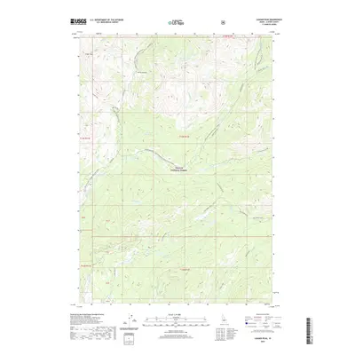 2020 Map of Langer Peak, 2020 Print