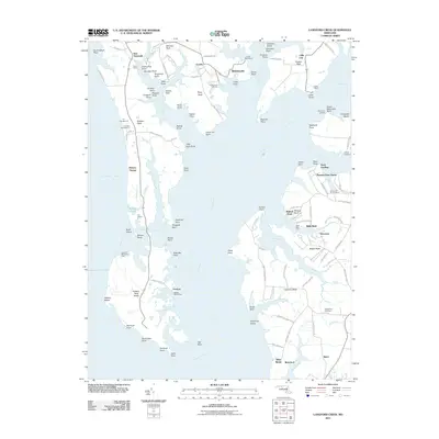 2011 Map of Langford Creek, 2011 Print