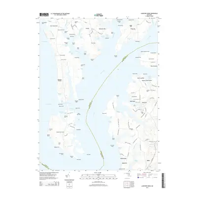 2014 Map of Langford Creek, 2014 Print