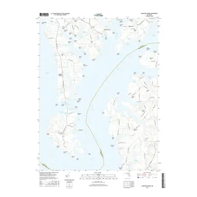 2016 Map of Langford Creek, 2016 Print