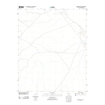 2012 Map of Langford Well, 2012 Print