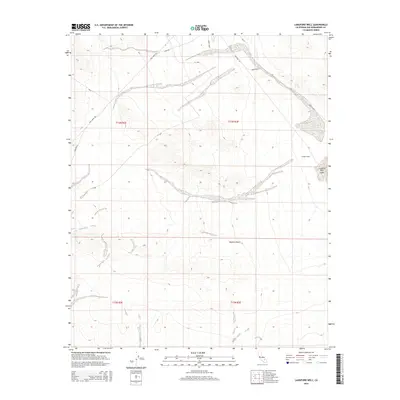 2015 Map of Langford Well, 2015 Print