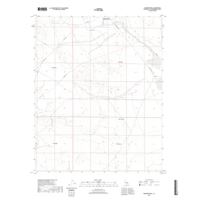 2018 Map of Langford Well, 2018 Print