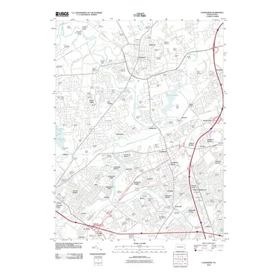 2010 Map of Langhorne, 2010 Print