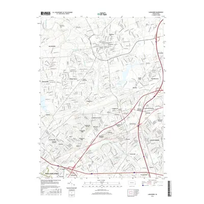 2016 Map of Langhorne, 2016 Print