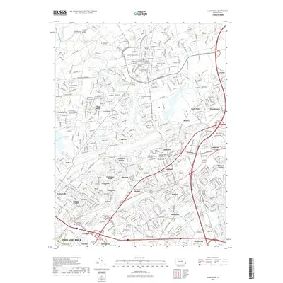 2019 Map of Langhorne, 2019 Print