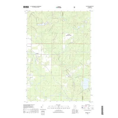 2018 Map of Langlade, 2018 Print