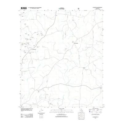 2012 Map of Langston, 2012 Print