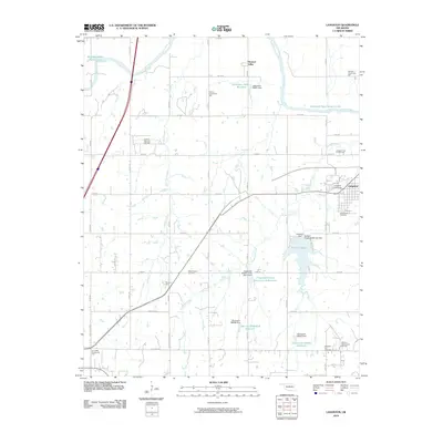 2010 Map of Langston, 2010 Print