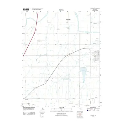 2013 Map of Langston, 2013 Print
