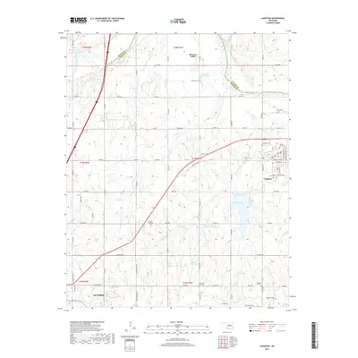 2018 Map of Langston, 2018 Print