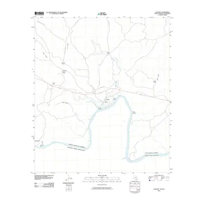 2010 Map of Langtry, 2010 Print
