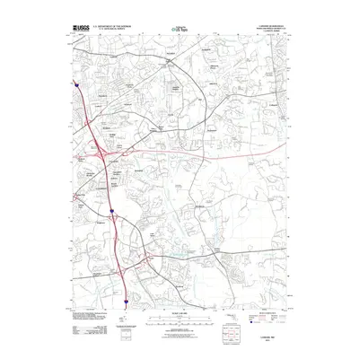 2011 Map of Lanham, 2011 Print