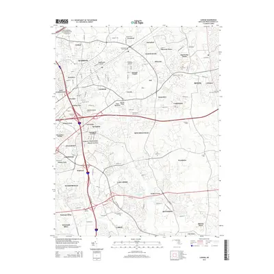 2014 Map of Lanham, 2014 Print