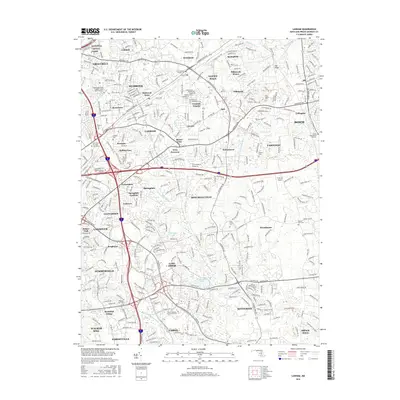 2016 Map of Lanham, 2016 Print