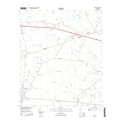 2014 Map of Lanier, 2014 Print