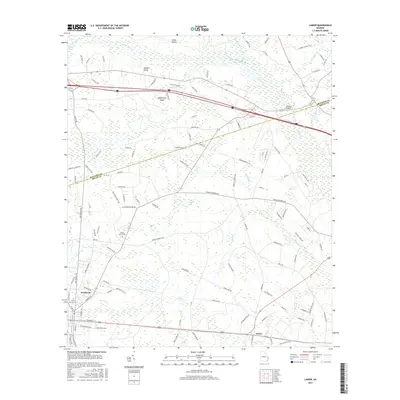2017 Map of Lanier, 2017 Print