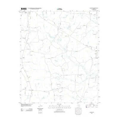 2013 Map of Lanier, 2013 Print